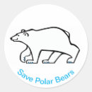Search for save the polar bears stickers Global warming