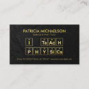 Search for physics business cards Scientist