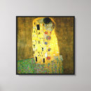 Search for kiss canvas prints Nouveau