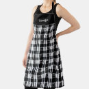 Search for black and white plaid aprons Trendy