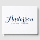 Search for navy blue wedding guest books Nautical