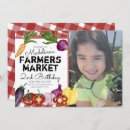 Search for farmers market birthday invitations Modern