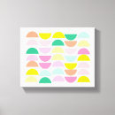 Search for coral pink canvas prints Geometric