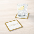 Search for typography coasters Gold