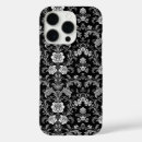 Search for damask iphone cases Black and white