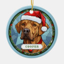 Search for rhodesian ridgeback christmas tree decorations Puppy
