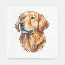 Search for golden retriever napkins Pug