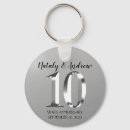 Search for anniversary wedding key rings Metallic