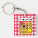 Search for waffle key rings Kawaii