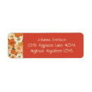 Search for retro floral return address labels Boho