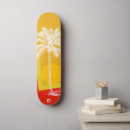 Search for palm tree sunset skateboards Yellow