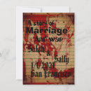 Search for mystery party invitations Horror