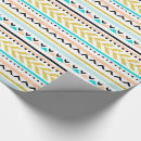 Search for aztec pattern wrapping paper Modern