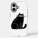 Search for big eyes iphone cases Black cat
