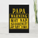 Search for warning to cards Dad