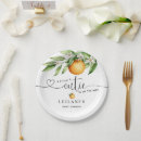 Search for orange fruit plates Baby shower