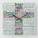 Search for word art clocks Jesus