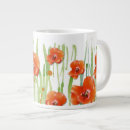 Search for red poppy paintings mugs Green