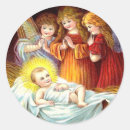 Search for baby jesus and angels stickers Manger