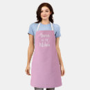 Search for queen kitchen aprons Pink