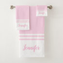 Search for pink stripes bath towels Simple