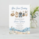 Search for baby overalls invitations Blue jean baby