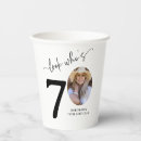 Search for birthday paper cups Black and white