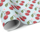 Search for cherries wrapping paper Rustic