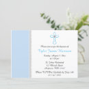 Search for blue and grey christening invitations Dedication