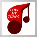 Search for heart note posters I love music