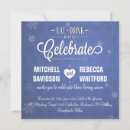 Search for eat drink and celebrate invitations Blue
