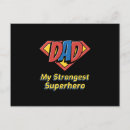 Search for superhero postcards Dad