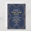 Search for art deco new year invitations 1920s