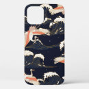 Search for japanese wave pattern iphone cases White