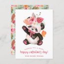 Search for panda valentines day cards Watercolor