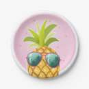 Search for luau paper plates Pineapple