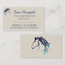 Search for horse trainer business cards Riding