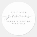 Search for silver thank you wedding stickers Minimalist