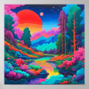 Search for psychedelic landscape art Green