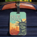 Search for new york luggage tags Statue of liberty