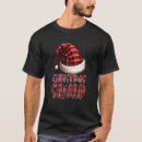 Search for team santa tshirts Plaid