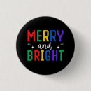 Search for santa claus buttons badges Merry and bright