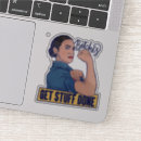 Search for rosie the riveter bumper stickers Feminist
