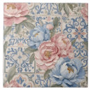 Search for vintage floral pattern tiles Cottagecore