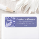 Search for white bunny return address labels Elegant