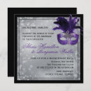 Search for masquerade wedding invitations Black