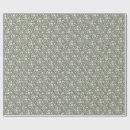 Search for vintage inspired wrapping paper Sage green