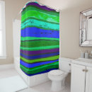 Search for green stripes shower curtains Bright