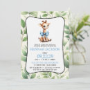Search for blue giraffe baby shower invitations Simple