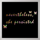 Search for nevertheless she persisted posters Feminism